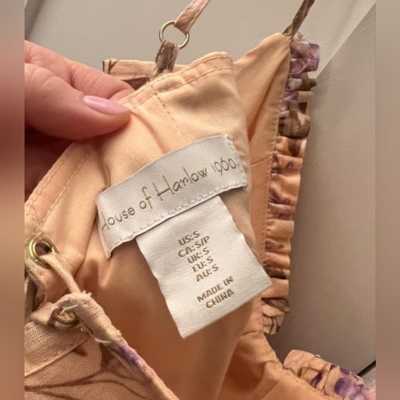 House of Harlow 1960✨️Corset Tiered Floral Midi Dress - Picture 8 of 8